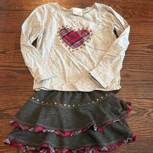 Gray and Pink Kids Matching Set